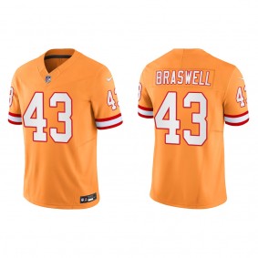 Men's Chris Braswell Tampa Bay Buccaneers Orange Vapor F.U.S.E. Limited Jersey