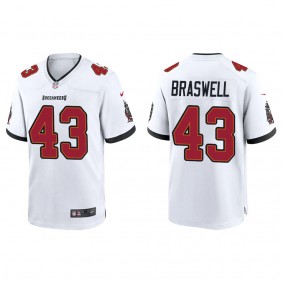 Men's Chris Braswell Tampa Bay Buccaneers White Game Jersey