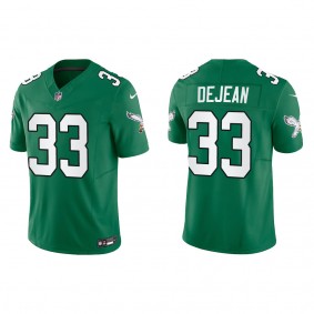 Men's Cooper DeJean Philadelphia Eagles Kelly Green Alternate Limited Jersey