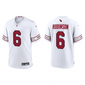 Men's Darius Robinson Arizona Cardinals White Game Jersey