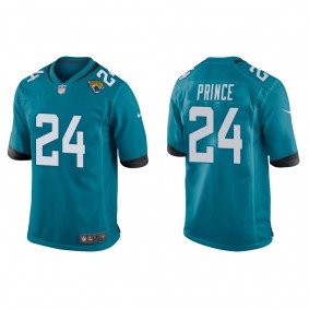 Men's Deantre Prince Jacksonville Jaguars Teal Game Jersey