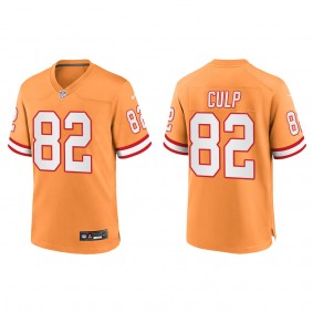 Men's Devin Culp Tampa Bay Buccaneers Orange Throwback Game Jersey