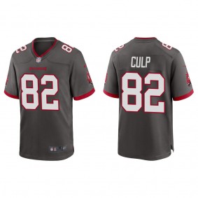 Men's Devin Culp Tampa Bay Buccaneers Pewter Alternate Game Jersey