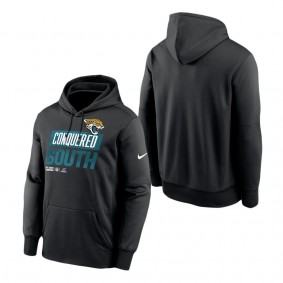 Men's Jacksonville Jaguars Nike Black 2022 AFC South Division Champions Locker Room Trophy Collection Pullover Hoodie