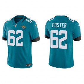 Men's Javon Foster Jacksonville Jaguars Teal Vapor F.U.S.E. Limited Jersey