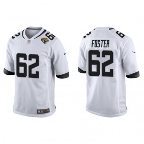 Men's Javon Foster Jacksonville Jaguars White Game Jersey