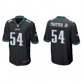 Men's Jeremiah Trotter Jr. Philadelphia Eagles Black Game Jersey