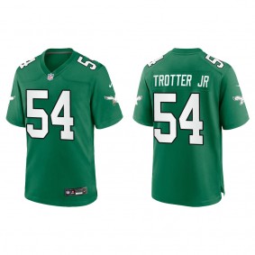 Men's Jeremiah Trotter Jr. Philadelphia Eagles Kelly Green Alternate Game Jersey