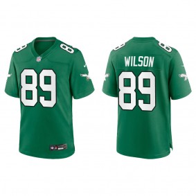 Men's Johnny Wilson Philadelphia Eagles Kelly Green Alternate Game Jersey