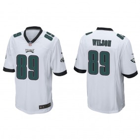 Men's Johnny Wilson Philadelphia Eagles White Game Jersey