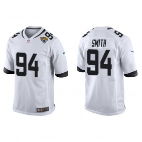 Men's Maason Smith Jacksonville Jaguars White Game Jersey