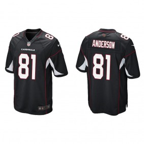 Men's Arizona Cardinals Robbie Anderson Black Alternate Game Jersey