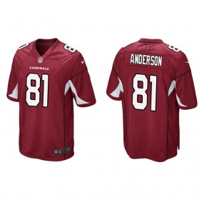 Men's Arizona Cardinals Robbie Anderson Cardinal Game Jersey