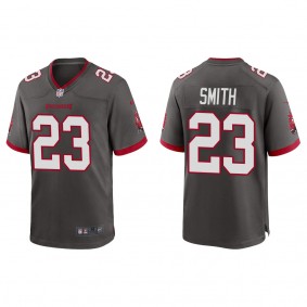 Men's Tykee Smith Tampa Bay Buccaneers Pewter Alternate Game Jersey