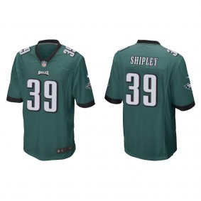 Men's Will Shipley Philadelphia Eagles Green Game Jersey