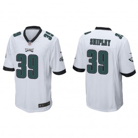 Men's Will Shipley Philadelphia Eagles White Game Jersey