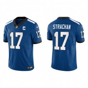 Mike Strachan Indianapolis Colts Royal Indiana Nights Alternate Vapor F.U.S.E. Limited Jersey