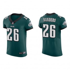 Miles Sanders Men's Philadelphia Eagles Nike Midnight Green Vapor Elite Jersey