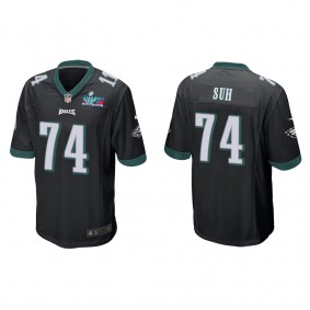 Ndamukong Suh Men's Philadelphia Eagles Super Bowl LVII Black Game Jersey