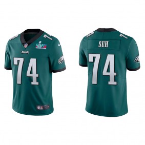 Ndamukong Suh Men's Philadelphia Eagles Super Bowl LVII Green Vapor Limited Jersey