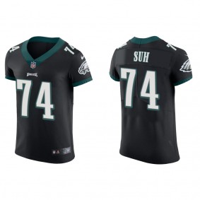 Ndamukong Suh Men's Philadelphia Eagles Nike Black Vapor Elite Jersey