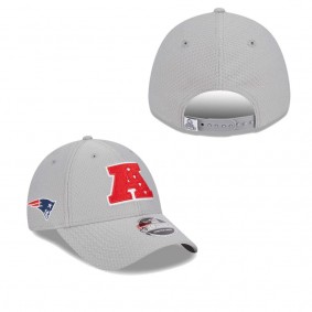 Men's New England Patriots Gray 2024 Pro Bowl 9FORTY Adjustable Hat