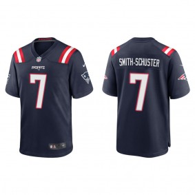 Men's JuJu Smith-Schuster New England Patriots Navy Game Jersey