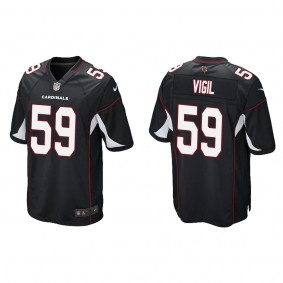 Men's Arizona Cardinals Nick Vigil Black Alternate Game Jersey