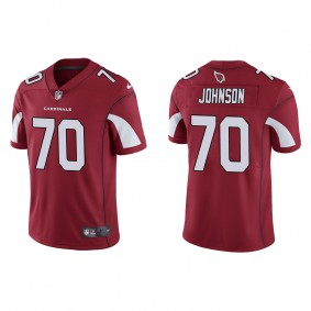 Men's Arizona Cardinals Paris Johnson Cardinal 2023 NFL Draft Vapor Limited Jersey