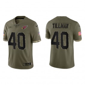 Pat Tillman Arizona Cardinals Olive 2022 Salute To Service Limited Jersey