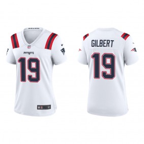 Women's New England Patriots Garrett Gilbert White Game Jersey