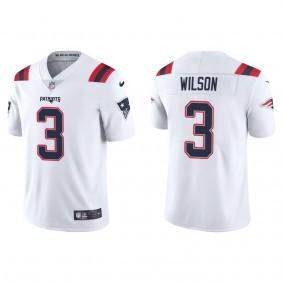 Men's New England Patriots Mack Wilson White Vapor Limited Jersey