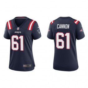 Women's New England Patriots Marcus Cannon Navy Game Jersey