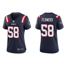 Women's New England Patriots Trey Flowers Navy Game Jersey