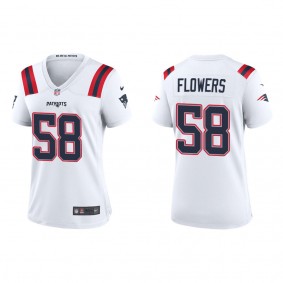 Women's New England Patriots Trey Flowers White Game Jersey