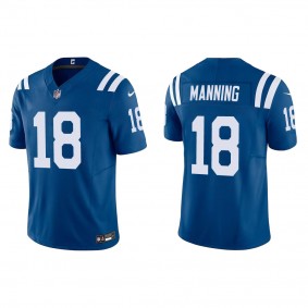 Men's Indianapolis Colts Peyton Manning Royal Vapor F.U.S.E. Limited Jersey