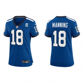 Peyton Manning Women Indianapolis Colts Royal Indiana Nights Game Jersey