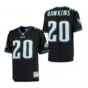 Men's Philadelphia Eagles Brian Dawkins Mitchell & Ness Black 2004 Retired Player Replica Jersey