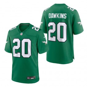 Men's Philadelphia Eagles Brian Dawkins Kelly Green Alternate Retired Player Game Jersey