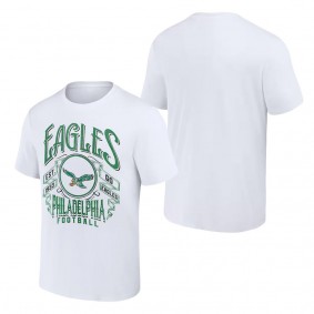 Men's Philadelphia Eagles NFL x Darius Rucker Collection by Fanatics White Vintage Football T-Shirt