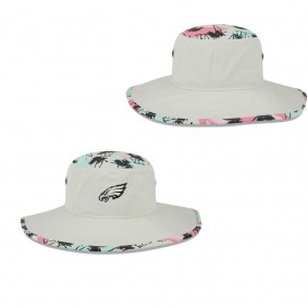 Men's Philadelphia Eagles Khaki Retro Beachin' Bucket Hat