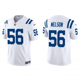 Men's Indianapolis Colts Quenton Nelson White Vapor F.U.S.E. Limited Jersey