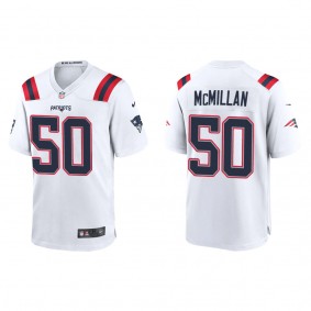 Men's New England Patriots Raekwon McMillan White Game Jersey