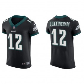 Randall Cunningham Men's Philadelphia Eagles Nike Black Vapor Elite Jersey