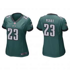 Women's Philadelphia Eagles Rashaad Penny Green Game Jersey