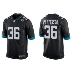 Men's Jacksonville Jaguars Riley Patterson Black Game Jersey