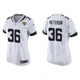 Women's Jacksonville Jaguars Riley Patterson White Game Jersey