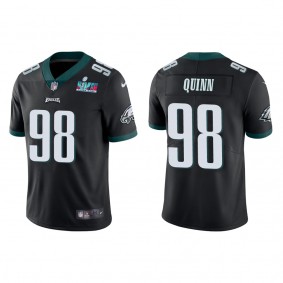 Robert Quinn Men's Philadelphia Eagles Super Bowl LVII Black Vapor Limited Jersey