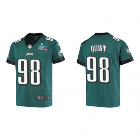 Robert Quinn Youth Philadelphia Eagles Super Bowl LVII Midnight Green Game Jersey