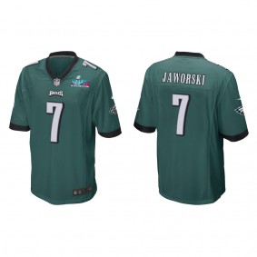 Ron Jaworski Men's Philadelphia Eagles Super Bowl LVII Midnight Green Game Jersey